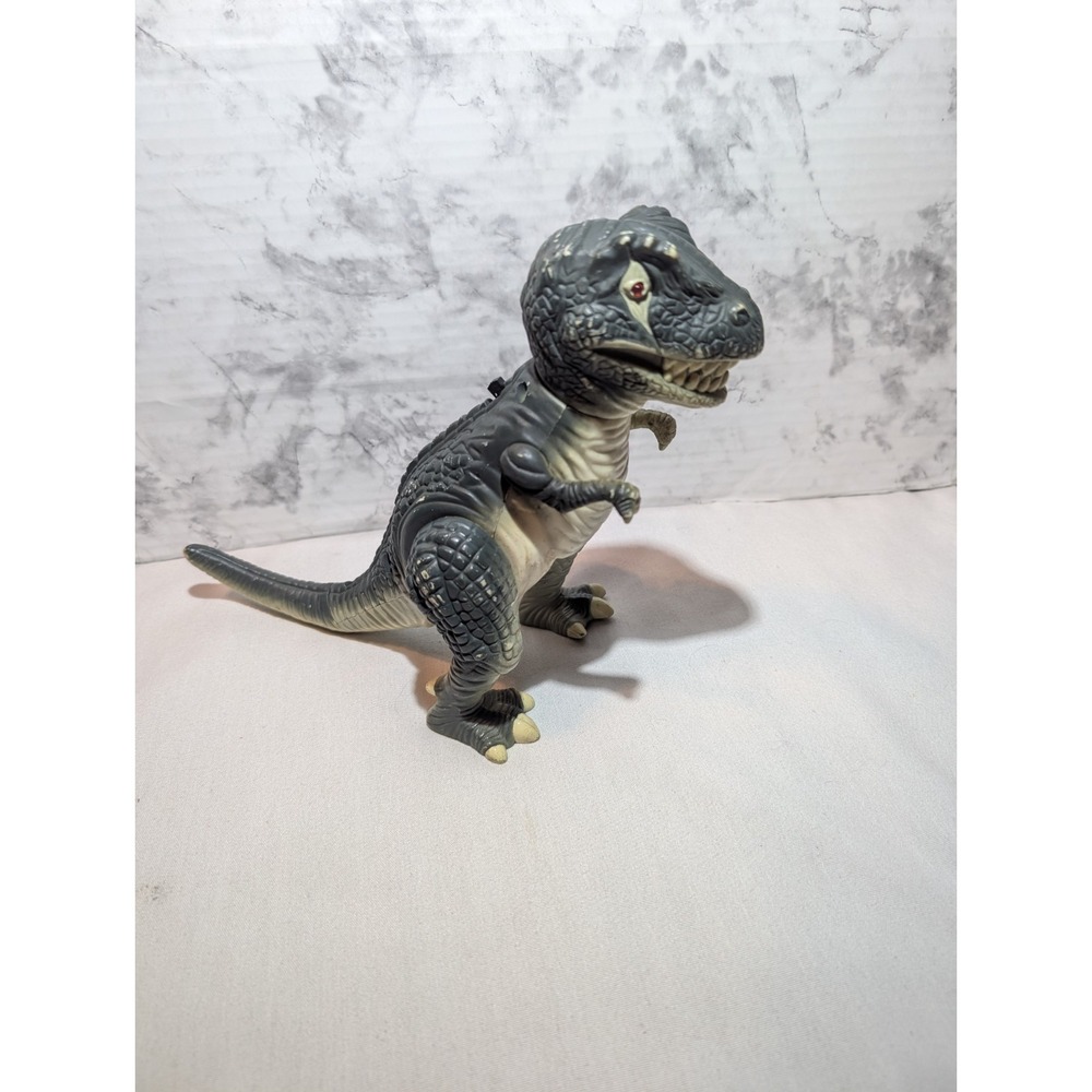 1992 Tiger Land of the Lost Scarface T-Rex Figure - Lights/Sounds WORKS 8"